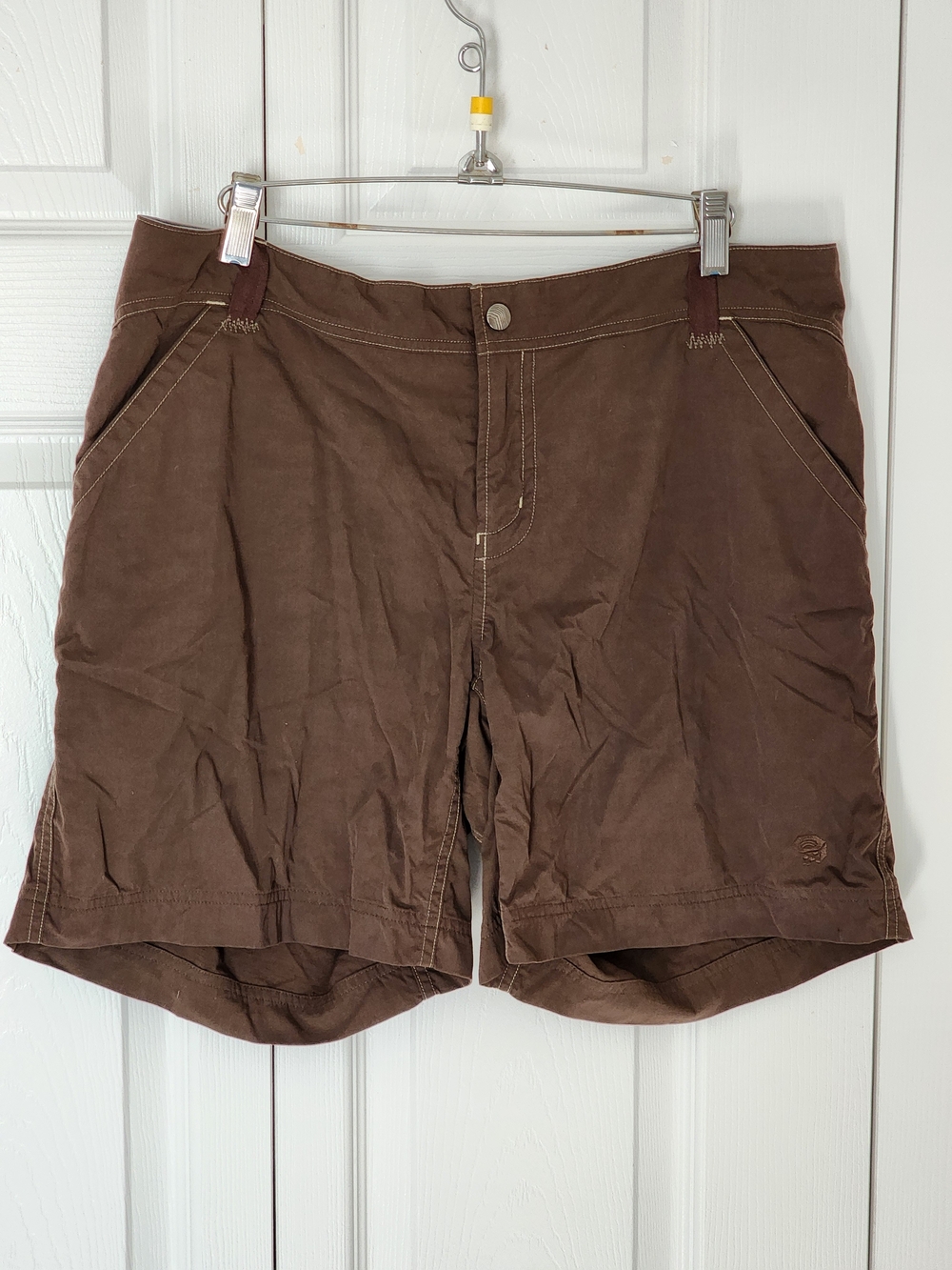 Mountain Hardwear Women's Brown Outdoir Shorts Size 12 - Picture 4 of 12